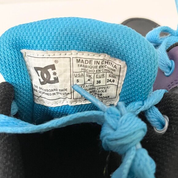 DC Radar Skate Shoes Youth Boys Size 5 - Picture 8 of 16